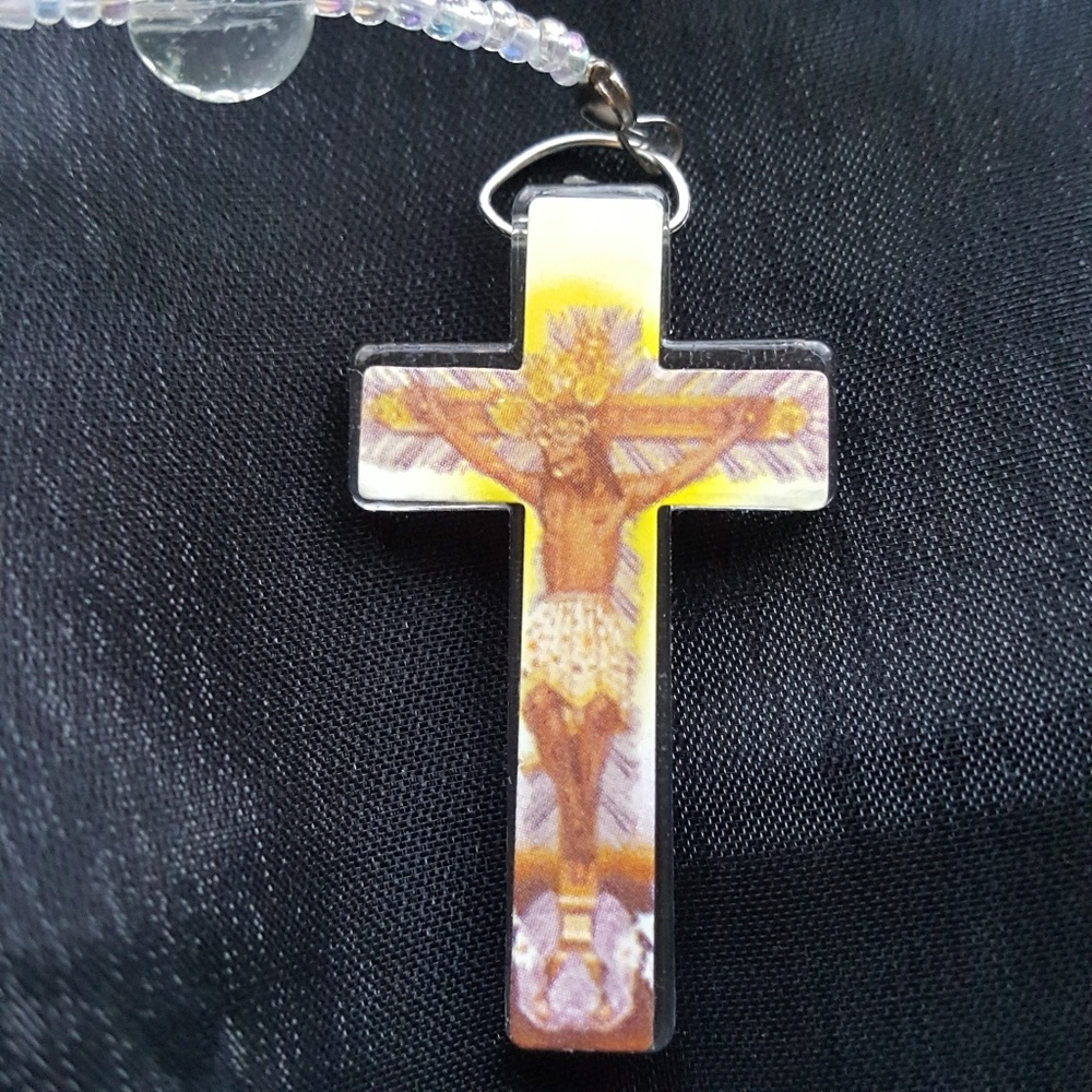 Rosary with Decoupage